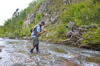 The impacts of the storm made a trout paradise out of this river stretch The impacts of the storm made a trout paradise out of this river stretch