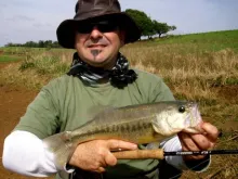 User submitted picture: Nice bass caugth in black...